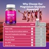 Magnesium Glycinate Gummies 600mg, Non-GMO, Gluten-Free, Magnesium Gummies for Adults