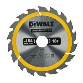 Dewalt dt1941-qz Portable Circular Saw Blade – for Construction 184 x 30 mm 18d ATB + 20º