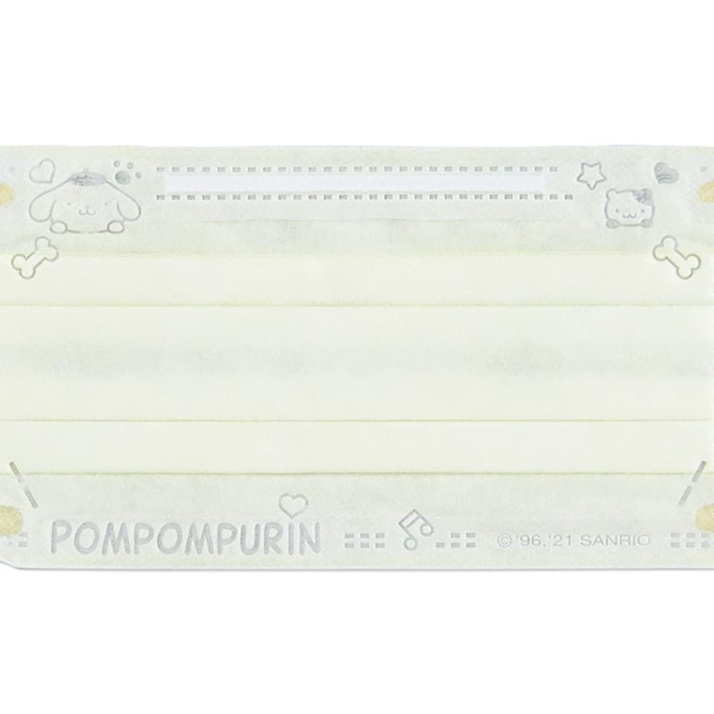 Sanrio 814857 Non-woven Mask, For Adults, 30 Pieces, Box Pom