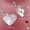 Chrisck Design Heart-Shaped Acrylic Keyring, Partner Love Gift, Mother's Day