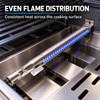 2-Pack Stainless Steel BBQ Grill Burner Tubes for Nexgrill 720-0830H