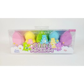 Wet N Wild Care Bears 5 Piece Makeup Sponge Set Care Package Limited Edition NEW