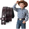 BELTROAD Western Belt Strap for Kids Boys Girls Toddler Genuine