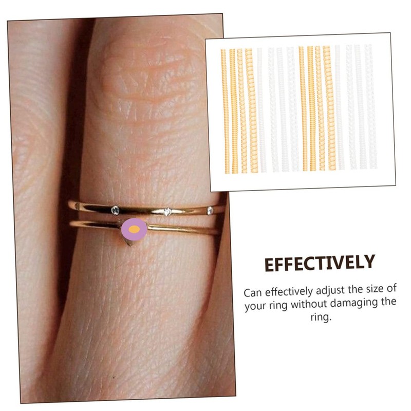 Operitacx 8 Stücke Unsichtbare Ringgrößesteller Kunststoff Lose Ring Sizer Schmucksteller