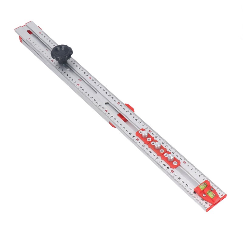 Woodworking Ruler Scribing Tool 2 In 1 Multifunctional Aluminum Alloy