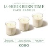 KOBO Rustic Pine Votive Trio - 3 Scented Candles with