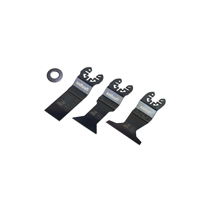 wolfcraft 8490000 Vibration Saw Set for Drywall Installation Standard, Black,