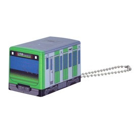 Daiwa Toy GC-01 Key Holder, Green, 1.6 inches (4 cm), GOGO Cuby, Mini Car, Yamanote Line, E235 Series Pattern