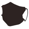 Advanced 3D Non-Woven Mask, Light Black, Large Size, Approx. 6.0