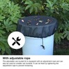 DIYCUT 3 Stück Schwarz Regentonnen Netz, 60cm Regentonnen-Schutznetz, Polyester Schutznetz