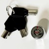 RiKey Security - Storage Cylinder Lock with 3 Tubular Keys