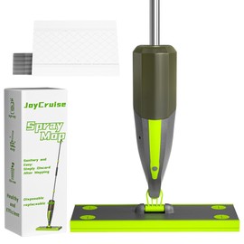 Spray Mop for Cleaning Spray Wet Dry Mops with 60 Dry Pads & 420ML Refillable Bottle Flat Mop for Hardwood, Tile, Laminate, Vinyl, and Marble Floors