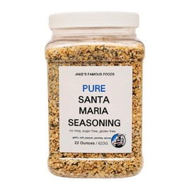 Jake's Famous Santa Maria Seasoning – Tri Tip Seasoning, Steak Seasoning, Chicken Seasoning, BBQ Rub, Sugar Free, Gluten Free, Traditional Style, 22 Oz (1.38 Pounds)