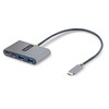 StarTech Adaptador DE CONCENTRADOR USB-C DE 4 Puertos -