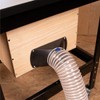 POWERTEC 70150V Rectangular Dust Hood for 4 in. OD Attachment,