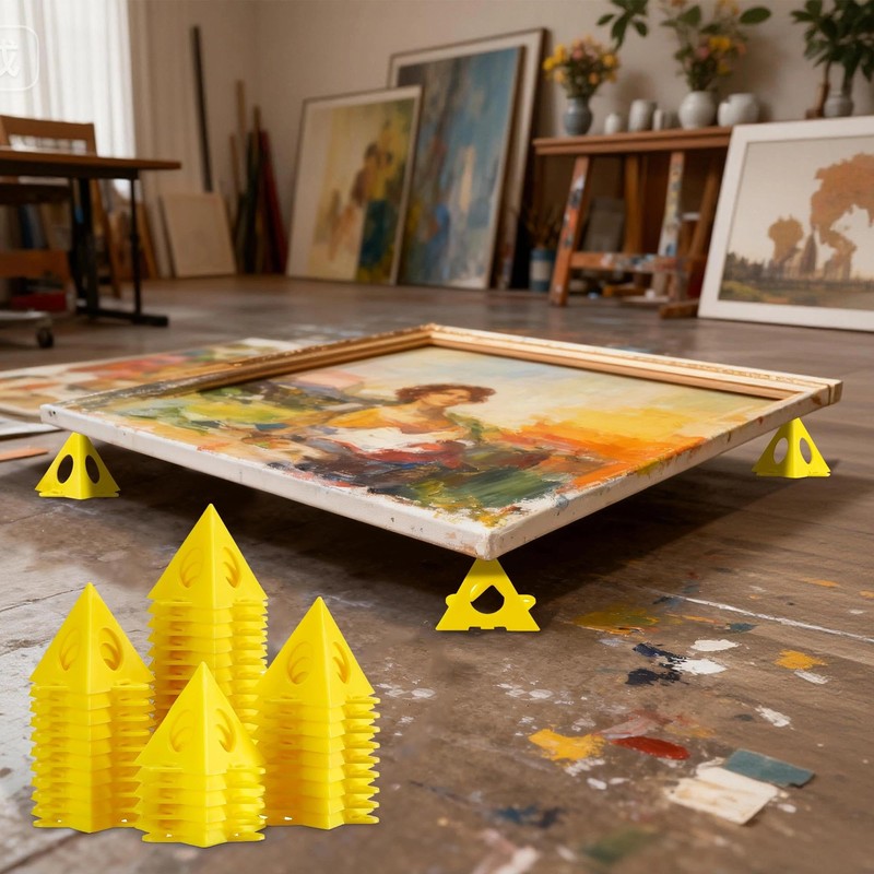 KATA Painters Painting Pyramid Stands: 36pcs Cabinet Doors Risers &