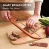 FYLFOTA Sourdough Bread Knife Slicer for Slicing, Wooden Bread Bow