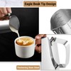 Milk Frothing Pitcher, 350ml/600ml (12oz/20oz) Milk Frother Cup Stainless Steel