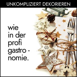 GRUBly Premium Airlaid Christmas Serviettes, Fabric-Like - Pack of 50 - 40 x 40 cm