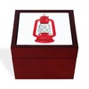 CafePress Camping Lantern Memory Keepsake Jewelry Box, 5"x5"x3.75"