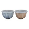 CtoC Japan Sealed Lid with karugaru Available Bowl (Set of