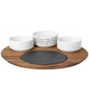 Räder Appetizer Serving Board with Bowl Together