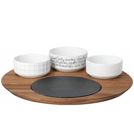 Räder Appetizer Serving Board with Bowl Together