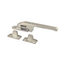Modern Locking Window Fastener - Satin Chrome