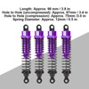 4Pcs RC OffRoad Vehicle Metal Shock Damper Part for HSP