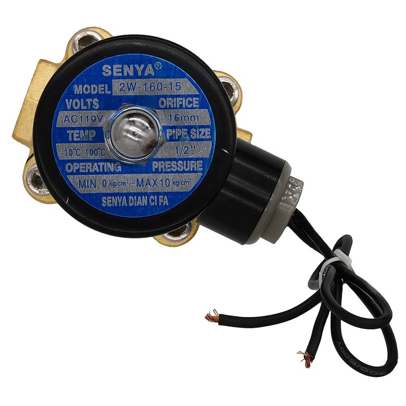 1/2" Brass Electric Solenoid Valve,110v Ac Brass Electric Solenoid Valve