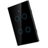 WiFi Touch Screen Switch Single Circle for 4‑Way AC