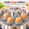 Silicone Egg Steaming Basket for Boiling Eggs – 6 Slot