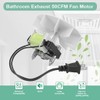 MEGAttA Universal Bathroom Vent Fan Motor Replacement Kit SM550 -