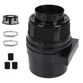 Upgraded Version - VIWINVELA 3 in 1 Indoor Dryer Vent Kit with Lint Trap Dryer Lint Catcher Water Filter Bucket for Electric Dryer (Black Dryer Vent Bucket Without Hose)