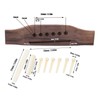 Acoustic Guitar Rosewood Bridge Saddle & Nut Guitar Replacement Parts