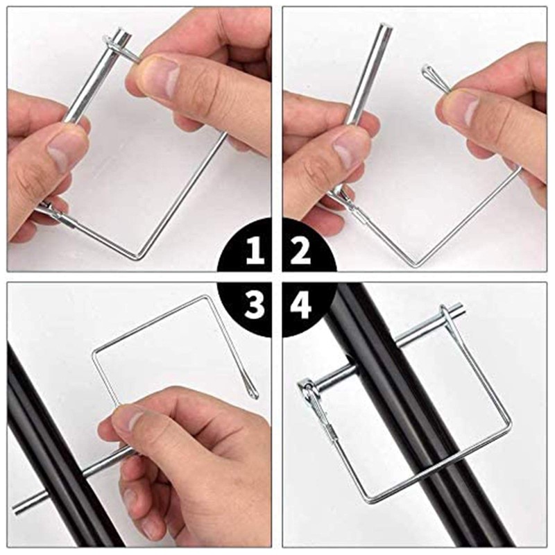 Pack of 8 One Cotter Pin Locking Pin Stainless Steel