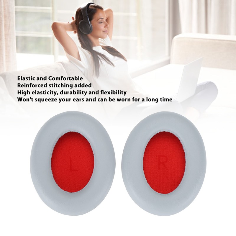 Headphone Earpads Replacement Protein Leather Headset Ear Cushions for 1MORE