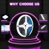 CHUSYYRAY PURPLE LED Boat Light Strip Deck Waterproof 12v Bow