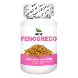 Fenogreco 100 Cápsulas, Para Hombres y Mujeres, Antioxidante, Regulador de Azúcar, Precursor Testosterona, Mejora Digestión, Baja Colesterol, Regulado