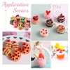 OLYCRAFT 140pcs Miniature Fruit Strawberry Dollhouse Mini Fruit for Dolls