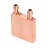 Greensen Wasserk1hlung Kupferblock W?rmehalbleiterk1hlung 40 X 40 X 10 Mm