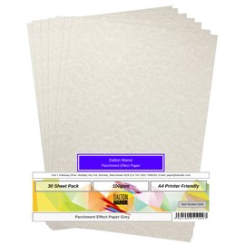 Dalton Manor Parchment Paper Grey A4 100gsm PK 30