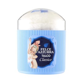 3x PAGLIERI Felce Azzurra Classico Körperpuder mit Schwämmchen 250g