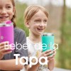 Popyum 2 Vasos Térmicos Infantil Tapa Y Popote 13oz Antifuga