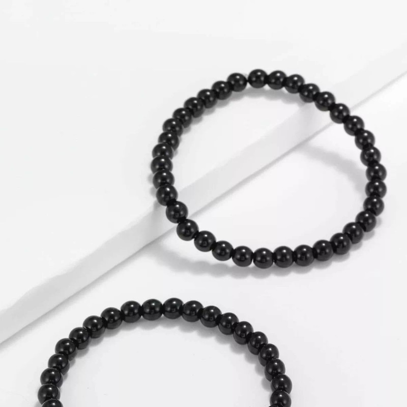 Veraly Brazalete Cuentas Obsidiana Tobillera Pulsera Para Piernas F