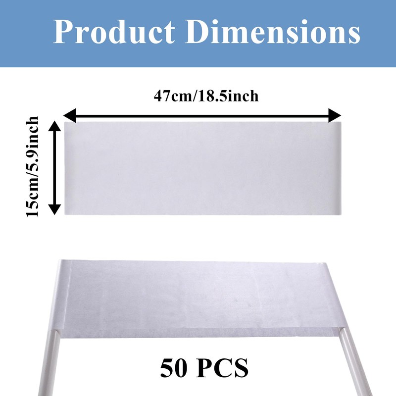50 Pcs Flushable Stool Sample Collection Sheet with Containers Stool