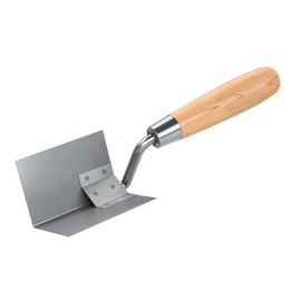 Bon 13-302 Inside Corner Trowel, Stainless Steel 2-inch x 2-inch, Wood Handle