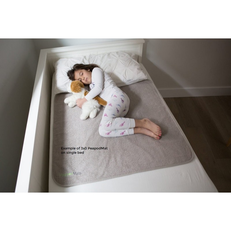 PeapodMats® Waterproof Bed Mat - 3 x 3 Sand Mattress