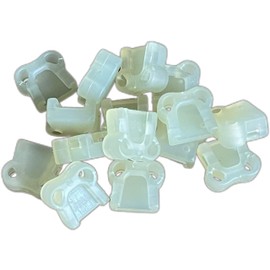 White Nail no mar tip Suitable for DeWalt DCN680B Nailer (15pcs)