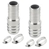 Yoebor Stainless Steel 304 Reducer Hose Barb Union Fitting, 1-1/2"
